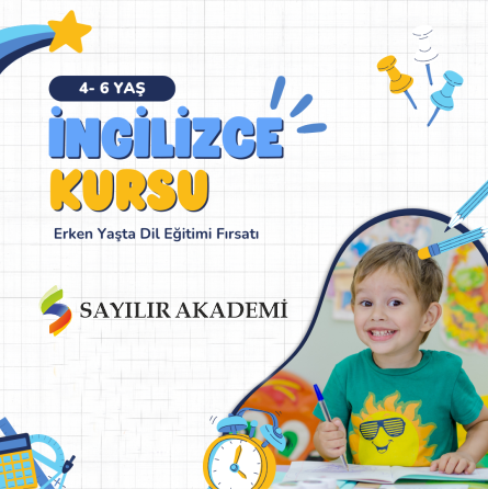 4 Yaş Çocuklar İçin İngilizce Online Dil kursu